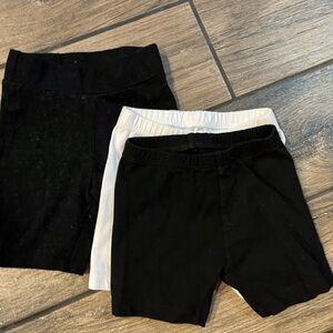Three (3) Pairs Toddler Girls Bike Shorts